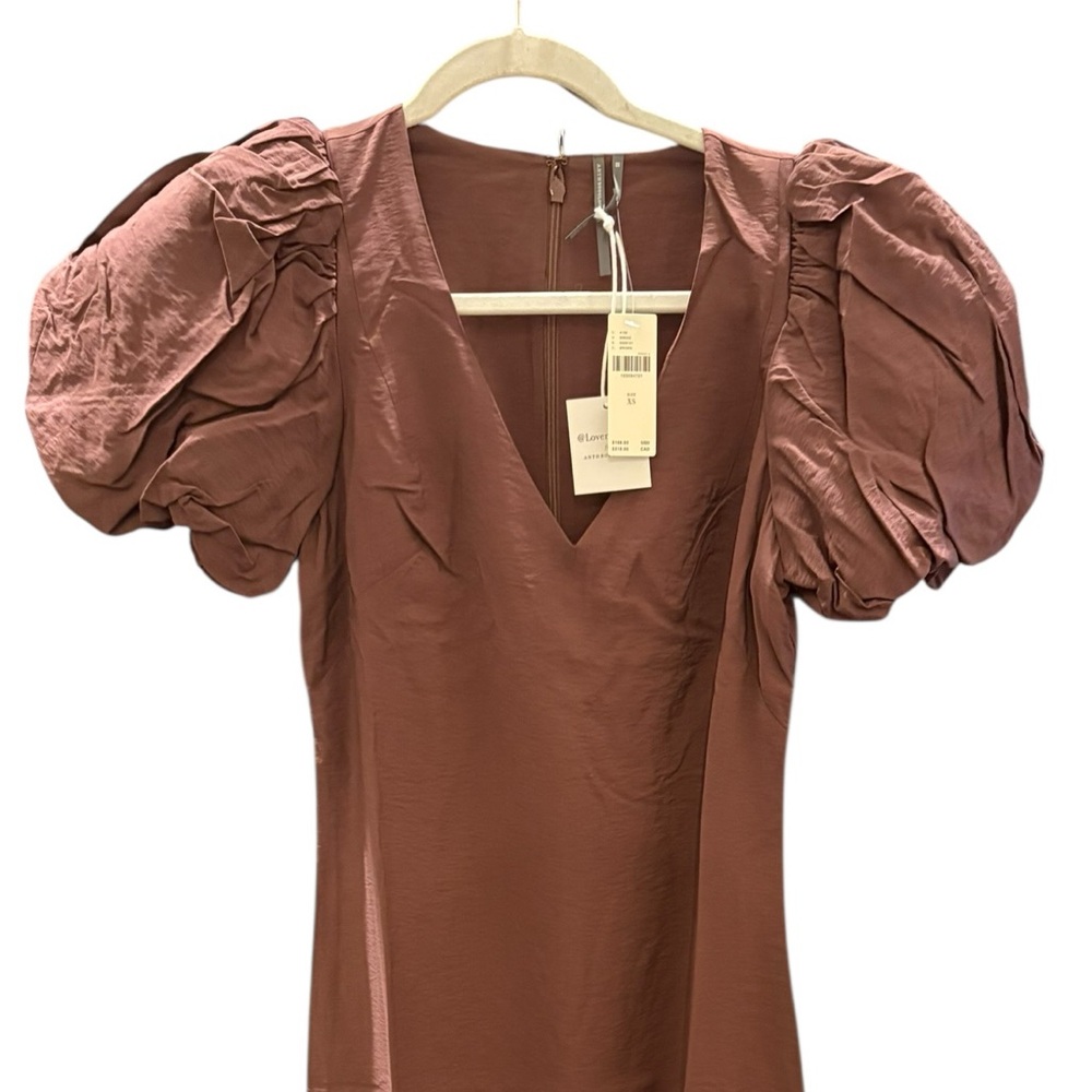 @loverlygrey x Anthropologie NWT Puff-Sleeve V-Neck
Maxi Dress - Picture 8 of 8